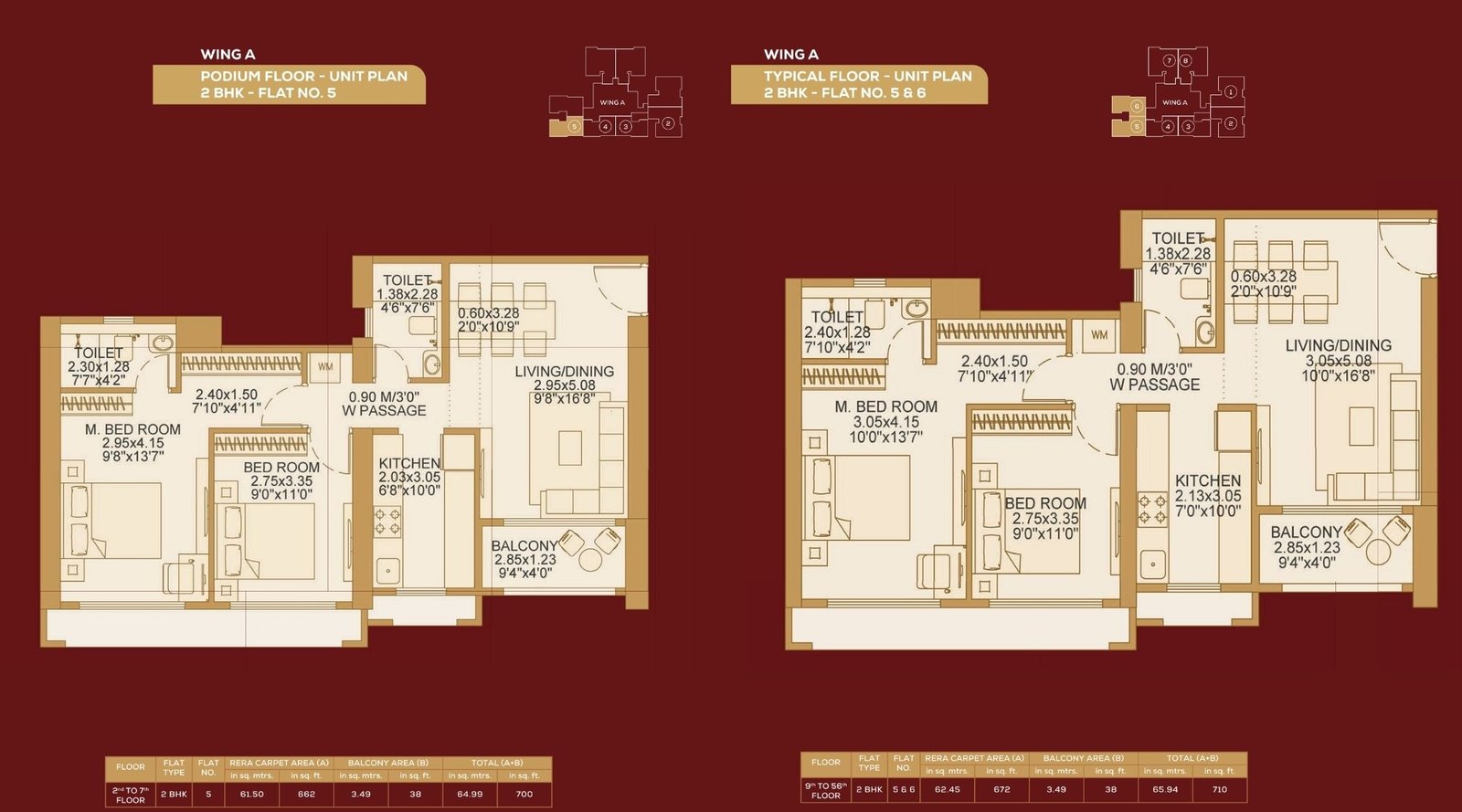 Dosti-604-Podium-Unit-Floor-Plan-Wing-A-2-BHK